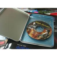 银色 长方形磨砂cd盒 媒体光盘盒包装 DVD铁盒 光碟存放CD盒子
