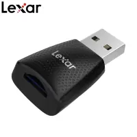 黑色 USB3.2 Lexar雷克沙USB3.2读卡器高速TF卡microSD卡小卡内存卡读卡器W330