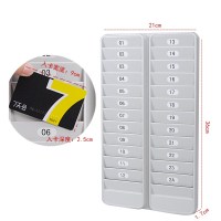 IC/ID卡架感应卡真功夫会员卡磁插卡槽考勤架名片插卡板房卡存放