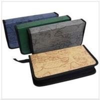 时尚品牌cd光盘包 地球纹CD包 cd盒 cd箱 cd收纳包 80片装