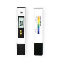 白色PH-002 按键ph计 PH测试笔酸度计鱼缸水族ph笔 ph测试仪 ph值酸碱测试计