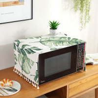 旅人蕉流苏冰箱盖布 35*100cm(通用) 田园风格微波炉罩电烤箱盖布防尘罩厨房餐厅多用防水防油布艺盖巾
