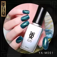 YA-M001/极光绿 彦雨秀琉璃猫眼甲油胶套装3D星空猫眼胶渐变色指甲油胶磁铁芭比胶