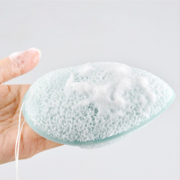 玛莉安水滴手套洗脸扑 卸妆海绵洁面扑脸部清洁带挂绳子