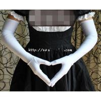 白色 均码 白色过肘加长手套cd变装婚纱礼服女仆cosplay伪娘女装大佬男用品