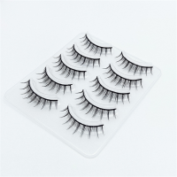 小恶魔假睫毛送胶水仙女毛A型仙子毛尖尾簇状加粗兔奶奶睫毛A06