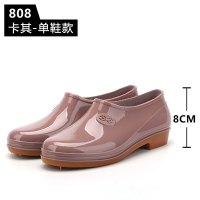 808卡其单鞋-偏小1码 36 夏季白色护士鞋女坡跟厚底冉凉鞋气垫春秋涵女款防滑透气软底卿单