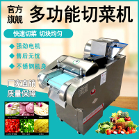 660型平刀 切菜机商用多功能切丝切片机单双头萝卜土豆切块丁机食堂用切菜机