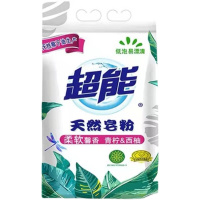 超能天然皂粉椰子油1.6kg*3袋家用去渍手洗9.6斤机洗衣粉香味持久