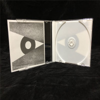 5个 光盘盒高质量CD盒音乐专辑正方形可插封面收纳盒乳白单