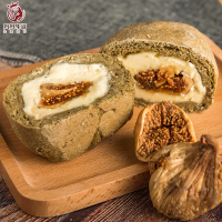 奶酪无花果 黑巧奶酪奥利奥奶酪无花果全麦欧包面包无糖精轻油面皮代餐饱腹