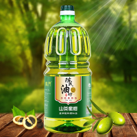 1800ml 陈氏油坊山茶橄榄食用调和油1.8L小瓶桶装家用非转基因食用油宿舍