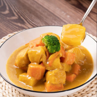 好侍爪哇风味咖喱块原味970g日式大份餐饮鸡肉饭大包装商用调味料