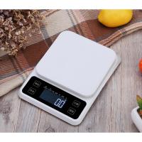 电池款白色3kg/0.1g 送托盘+量杯 家用防水厨房电子秤烘焙秤5kg小型克数称面粉0.1g奶茶营养秤磅秤