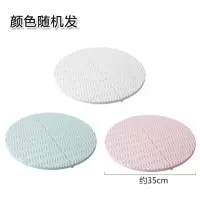 折叠款 颜色随机发 双面竹子饺子帘家用圆形饺子垫餐桌垫竹盖帘面食帘水饺托盘垫子