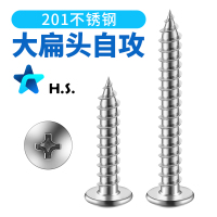 不锈钢伞头4*16 [5斤约1950] 不锈钢大扁头M4自攻螺丝 伞头蘑菇头木螺丝 防腐木 大圆头M5加长