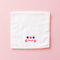 笑脸 20x50cm Y轴韩系ins可爱笑脸擦脸毛巾小熊擦手巾花朵毛巾少女心吸水洗脸巾