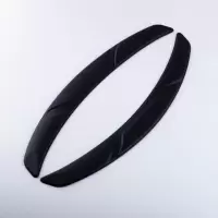 xvii-简约黑色[轮眉/2条装] $$ 汽车轮眉防撞防刮装饰条x车身防擦条刮痕贴前后车轮蹭条改装防撞