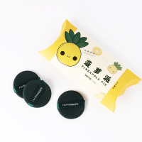 菠萝派 嗨!我是蛋黄派!妖制菠萝派气垫粉扑蛋黄粉底液超软海绵干湿两用