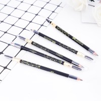 2#茶褐色3#自然棕4#烟灰色 0g CHUNONG/初浓拍一发三易上色防水加长木杆眉笔自带眉刷