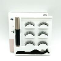 假睫毛女量子磁力睫毛3d磁性眼线液自然仿真免胶水嫁接磁铁眼睫毛