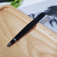 黑色款--平口 眉毛夹眉夹小钳子拔毛钳小镊子胡须胡子夹眉夹眉钳修眉夹全套工具