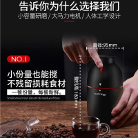 黑色 打粉机家用五谷杂粮小型粉碎机磨粉机超细研磨干磨破壁米粉机