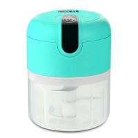 兰绿色200ML 台羚贸易第四代多功能自动蒜泥器厨房无线充电食物料理机捣蒜蓉机