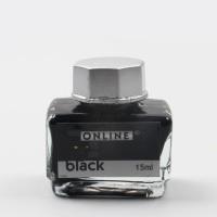 欧领-黑色(15ml) 德国online欧领 钢笔墨水 水性墨水非碳素不堵笔尖15ml