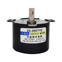 电机 每分钟/1转 50KTYZ永磁同步电机交流220v正反转齿轮减速微型点钞机幕布电机