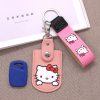 花色 kitty 方形套 门禁卡套保护套小迷你感应圆形长方形水滴可爱创意电梯ic卡钥匙扣