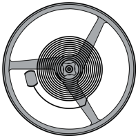 国产摆轮 0mm 2824摆轮瑞士原装eta2836全摆游丝2834机芯配件 自动机械手表零件