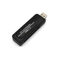 黑色201 USB2.0 USB2.0高速读卡器单反相机 CF卡专用读卡器 数控机床内存卡读卡器