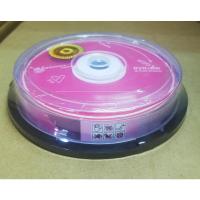 桔红色10片装DVD+RW 香蕉 DVD-RW 4.7G 4x 重复擦写光盘DVD 空刻录盘 光碟