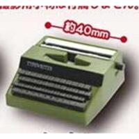 #5 /带蛋纸蛋壳 J.DREAM扭蛋迷你复古传统键盘式打字机2微缩道具兵人娃配模型摆件