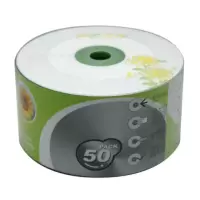 poso 花卉系列刻录盘 空白CD光盘 52X CD刻录光碟 50片膜装