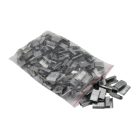 塑钢打包扣1袋1公斤 200个左右 PET塑钢带打包机拉紧夹紧器捆扎机手动打包钳包装夹子收紧器天津