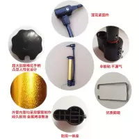圆盖打气筒1个 打气筒自行车高压便携小型家用电动摩托电瓶车汽车篮球管子充气筒
