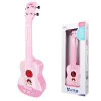 1603粉色 宝丽尤克里里初学者幼儿儿童迷你小吉他玩具乐器仿真音乐女孩宝宝