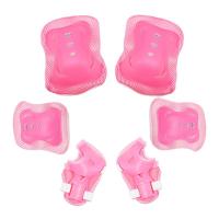 粉色 4XL 儿童轮滑护具套装全套装备溜冰滑板滑冰鞋平衡自行车保护抗摔护膝