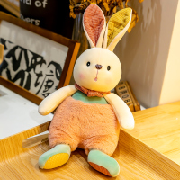 粉红色 小号[全长约28cm] 暖阳可爱小兔子公仔毛绒玩具长耳朵兔布娃娃玩偶安抚陪睡觉床上女