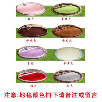 单人地毯 (1米) (颜色备注或留言) 单人 吊篮藤椅坐垫户外吊椅垫阳台秋千摇篮座垫换洗布套地毯吊杆配件