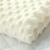 豆豆绒 米白色 豆豆绒布料宝宝婴儿A类安抚巾被子盖毯子床品柔软法兰绒保暖面料