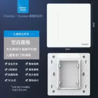 空白面板 正泰开关插座86型墙壁一开五孔墙式带usb家用墙插面板