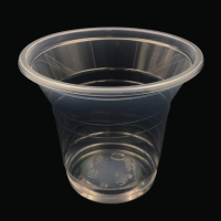 透明250ML塑料杯(不含盖) 100个 加厚250ML奶茶塑料杯子奶昔杯布丁杯圣代冰淇淋杯双皮奶杯100只