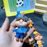 摸鱼女孩(1个 简装) 大小 肉球许个愿吧散货肉球女子图鉴系列meatball无盒无卡diy材料奶油