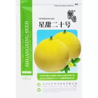 星甜二十号种子 500粒/袋 双星甜瓜种籽星甜二十号甜瓜种子黄皮甜瓜香瓜糖度高早熟夏季四季