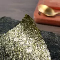 半切C级50*2张(低要求用) 商用寿司海苔50张大片装烤海苔皮紫菜包饭儿童饭团日料半切型饭团