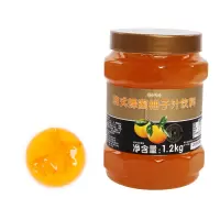 柠檬汁饮料1.2KG 鲜活韩式蜂蜜柚子茶水果茶柚子茶酱优果C蜂蜜奶茶店专用茶糖浆