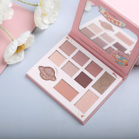 新版飞行小象玫瑰盘 橘朵迪士尼眼影盘奇奇蒂蒂高光杏仁奶茶10色juduo泡泡玛特眼影